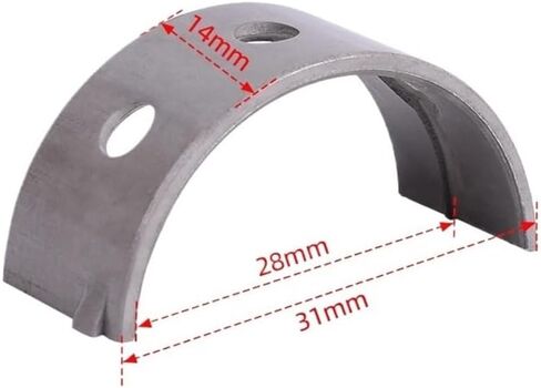 28mm 27.75mm 27.5mm 27.25mm 27mm دراجة نارية محرك crankshaved مجموعة المحامل الرئيسية الملائمة لـ CB250 CBR250 CBR 250 MC14 MC17 MC19 MC22 (كبير الحجم 0.25) in Saudi Arabia