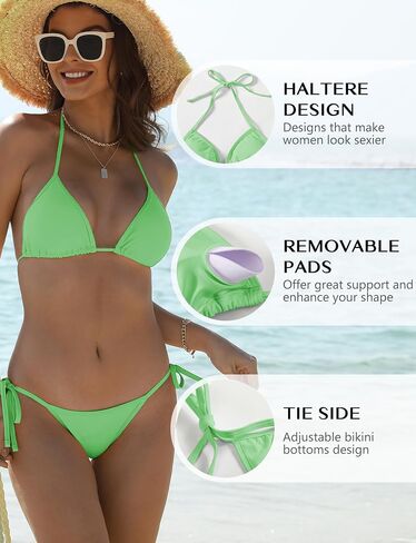 High Waisted Bikini Sets for Women Tummy Control Swimsuits Color Block Drawstring Womens Two Piece Bathing Suits 2024 Orange M in Saudi Arabia