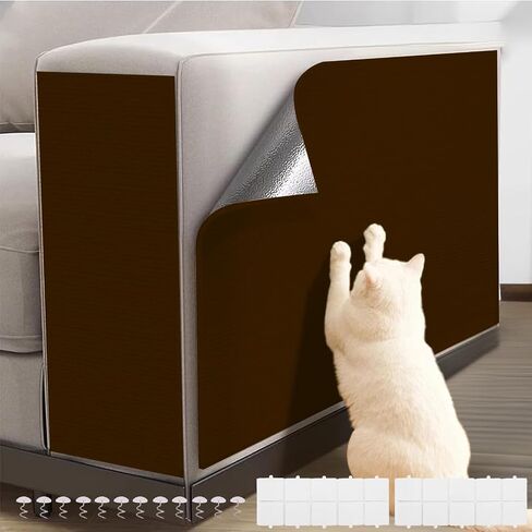واقي الأثاث Cat Scratch - حصيرة خدش القطط القابلة للمادة اللاصقة للأريكة أو واقي الجدار ، متين ، بديل ، تسهيل التثبيت ، منع القطط من الأثاث الخدش in Saudi Arabia
