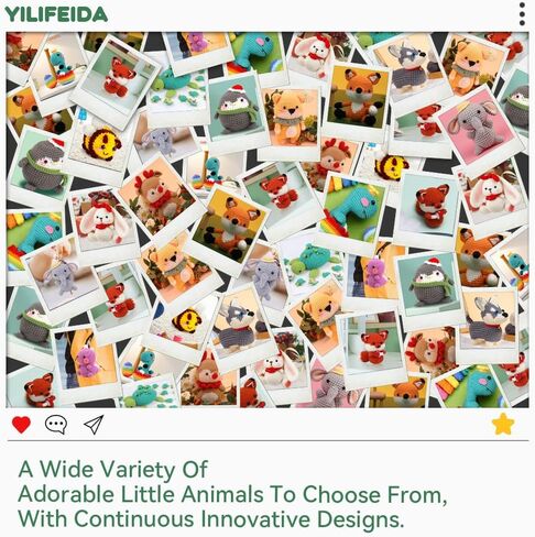 YILIFEIDA Crochet Kit for Beginners - All-Inclusive Starter Set with Yarn, Crochet Hooks, Step-by-Step Guide, Stitch Markers, and Accessories - Ideal for Adults, Teens - 4 Penguins in Saudi Arabia