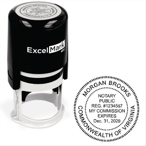 ExcelMark Notary Stamp for All 50 States - Official State Seal - Georgia - Round in Saudi Arabia