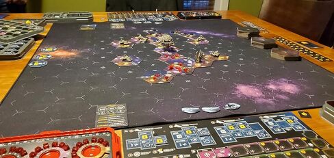 Eclipse Second Dawn Play Mat (Nexus Nebula) - Game Mat - 2 to 6 Players - Ages 13+ in Saudi Arabia