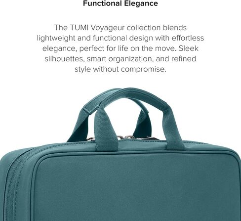TUMI - Voyageur Madeline Cosmetic - Travel Makeup Bag for Women - Hanging Cosmetics Case - Detachable Zipper Pouch in Saudi Arabia