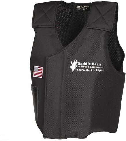 Saddle Barn Tack Mutton Bustin Vest Black in Kuwait