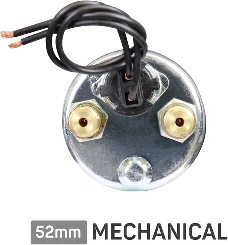 52mm 2-1/16" Mechanical Dual Air Suspension Gauge(0~150PSI) with Black Face/Chrome Rim in Kuwait