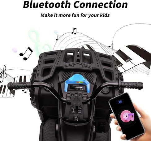 Kids ATV 4 Wheeler ، 24 فولت ركوب سيارة ألعاب للأطفال الكبار مع 400W محرك ، ومقع - أخضر in Kuwait