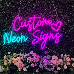 Custom Neon Sign,LED Neon Sign Customizable For room Decor,Personalized Neon Name Sign for Birthday Wedding Gifts,Light up Neon Lights Sign