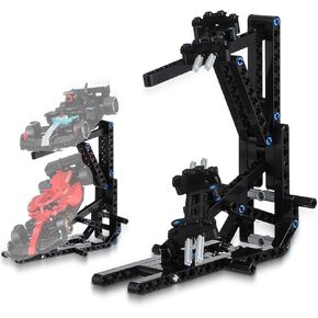 Display Stand for Speed Champion F1, Champions Set Display Shelf Upgraded 2-Tier Durable Holder, for Legos Race Car 76917/77242/77251 and More Model, Collectors Loves Gift﻿