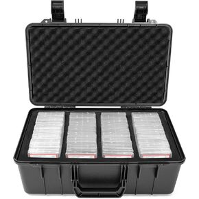 Graded Card Case - Storage Box for 120+ PSA, CSG, BGS Graded Sports Trading Cards
