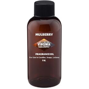 Mulberry Fragrance Oil (4 oz Bottle) for Candle Making, Soap Making, Tart Making, Room Sprays, Lotions, Car Fresheners, Slime, Bath Bombs, Warmers