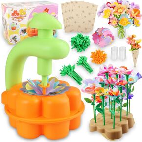 YUOIOYU Fabric Flower Bouquets Toys, DIY Crafts Kits for Kids, Build Your Flower Bouquet, Arts and Crafts for 4 5 6 7 8+ Year Old Girls, Preschool Educational Toys Creative Birthday Gifts