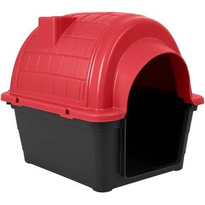 Igloo Dog House – Durable Outdoor Dog House for Medium Dogs, Travel-Friendly & Spacious, Quick Assembly, All-Weather Resistant, Perfect for Indoor & Backyard Use (Pink, H 22.8 x W 19.6 x L 26.3)
