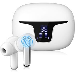 Translator Earbuds Real-time, Two Way Translation in 150 Languages, HD Clear Calls, ENC +ANC Noise Reduction，with Bluetooth and APP Provide Online Instant Voice for Travel Business Learning