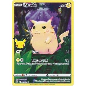 The Pokemon Company International Pikachu - 005/025 - Holo Rare Trading Card