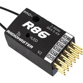 Radiomaster R86 V2 6CH SFHSS المتوافق مع PWM RC Radiomaster TX12 T16S -OEM
