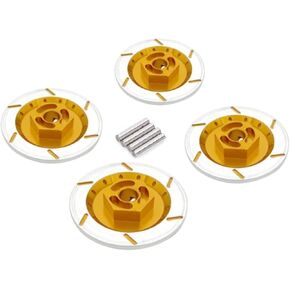 RC Spare Part for MN86 MN86S MN86K MN86KS G500 4WD 1:12 RC Car X5XE DIY for Climbing RC Car Spare Parts Tire Brake Disc RC Upgrade Parts(Yellow)