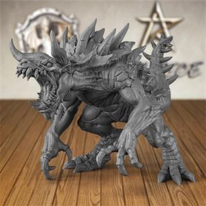 Auspdice DND Miniature ، D&D Minis لألعاب RPG Professional كألعاب RPG كأبراج الأبراج المحصنة والتنين (S14-The Legendary Devourer)