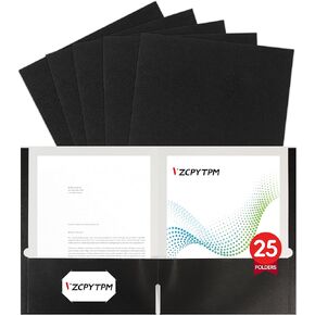50 Packs Navy Blue Two Pocket Folders,File Folder Letter Size,8.5x11Inches File Folders for Office,School and Home,Organizer File Folder