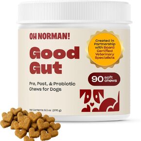 Probiotic Chews for Dogs, Probiotics for Dogs Digestive Health with Enzymes, Allergy Relief for Seniors, Probiotics for Dog Wellness and Comfort