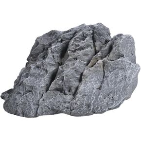 PU المواد الاصطناعية زخرفة الصخور المناظر الطبيعية عالية المحاكاة خفيفة الوزن لزواحف الموائل متعددة الوظائف 39x24x8cm