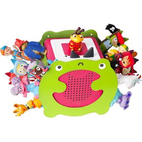 Frog Shelf for Toniebox, for Tonies Figures 25-35 Pcs - Metal Display Storage for Tonies Shelf, Kid's Room Decorations and Gifts