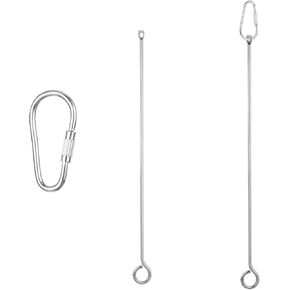 2 Pcs Bird Food Holder, Bird Skewer Food Holder Stainless Steel Birds Fruit Feeder Small Animal Parrot Treat Holders Parakeet Skewer Parakeet Toys for Macaw Parakeets Parrot Budgie