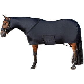 Full Zip Full Body Horse Slicker | Lightweight and Durable | Prevents Rubbing | Large Eyeholes | Secure Bellyband Closure | Easy On-Off Zipper