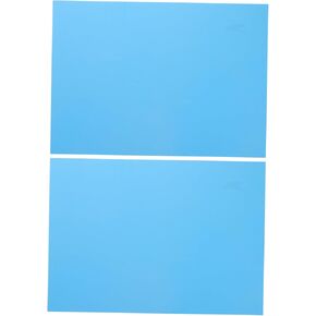 Homoyoyo 2 Sheets لوحة نقش زرقاء للطلاب الورق الحرفي لمشاريع DIY لوحات الفن وصناعة الطباعة موثوقة للاستخدام المدرسي