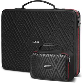 Ytonet Hard 16 inch Laptop Case Compatible for ASUS ROG Strix G16 2024/2023, Zephyrus G15, ROG Strix Scar 16, Lenovo Legion Pro 5i Hard Shell Laptop Hard Case EVA Shockproof Water Resistant, Black