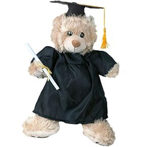 Graduation Gown w/Hat & Scroll Outfit Teddy Bear Clothes Fits Most 14"-18" Build-A-Bear and Make Your Own Stuffed Animal