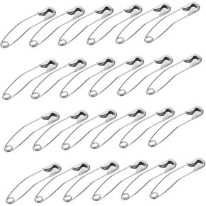 Angoily 200Pcs Durable Curved Safety Pins Stainless Steel Quilting Crafting Pins for Sewing Jewelry Making and DIY Projects Sturdy Design