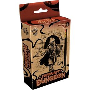 Lucky Duck Games Paper App Dungeon Game - Portable Pocket-Sized Dungeon Crawler Notebook, Quick RPG Fun On-The-Go for Kids & Adults, Ages 8+, 1+ Players, 5-90 Min Playtime, Made