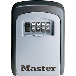 تركيبة Master Lock 5-Key آمنة ، أسود/فضية (5401D)