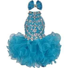 جينيفرو فساتين مطرزة مصنوعة يدويا، فساتين عيد الميلاد، فستان الاميرة للبنات in Kuwait