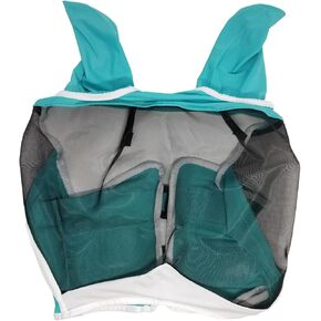 Foal Fly Mask with Ears for Horses, Equine UV Protection Mesh