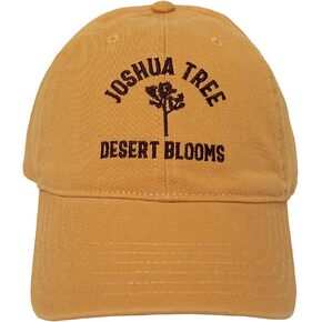 Fifth Sun Embroidered Cotton Joshua Tree Desert Bloom Adjustable Dad Hat, Burnt Orange, Burnt Orange, One size in Saudi Arabia