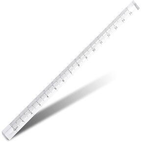 DOITOOL 16pcs Triangular Rulers for Students Multifunctional Drawing and Measuring Tool Scale Rulers for Geometry Architecture and Drafting