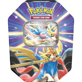 Pokémon TCG: Slashing Legends Tin – Zacian ex (1 Foil Promo Card & 4 Booster Packs)