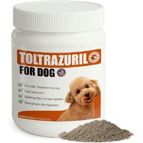 Dewomer Toltrazuril 5.0% for Cats and Dogs for Giarci, Powder Formula 100g, for Non-Food Chain Animals
