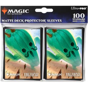 Ultra PRO - Final Fantasy x Universes Beyond Summon Fenrir 100ct Deck Protector Sleeves for Magic: The Gathering | Trading Card Accessories, Collectible Card Game Gear, Final Fantasy Collectibles