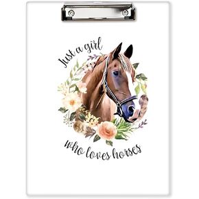 Cute Giraffe Clipboard Folder, Cute Decorative Clipboards for Classroom Office Nurses Teacher Students Kids, Standard A4 Letter Size 9x12.4 in, Clip Boards Folio with Low Profile Metal Clip