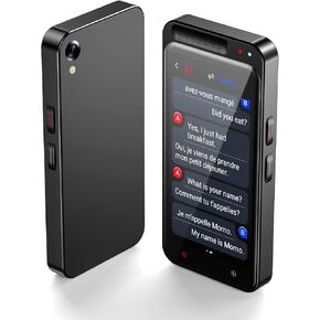 Language Translator Device No WiFi Needed, Two-Way Real Time Translator Device Upgraded ChatGPT, 138+ Languages Instant Translator, Offline&Text&Photo&Voice Translation for Travel Business Learning