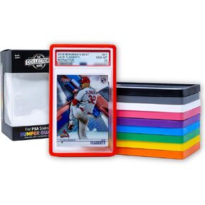 10 x Bumper Guards for PSA Graded Cards – Multicolor | PSA Card Guard with Perfect Fit and Shock Absorption | PSA Slab Bumper Guards | PSA Slab Protectors Multicolor Pack of 10