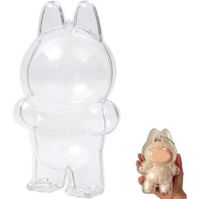 Protective Case for Labxxx Dolls Sitting Figure, Transparent Display Box PC case Cover -Dustproof Scratch-Resistant ,Sitting case (Sitting Case -Have a Seat)