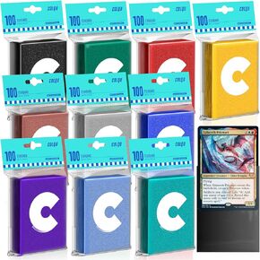 500ct Matte Card Sleeves, 5 Colors Magic The Gather Card Sleeves, MTG TCG Deck Sleeve for Trading, Game Cards