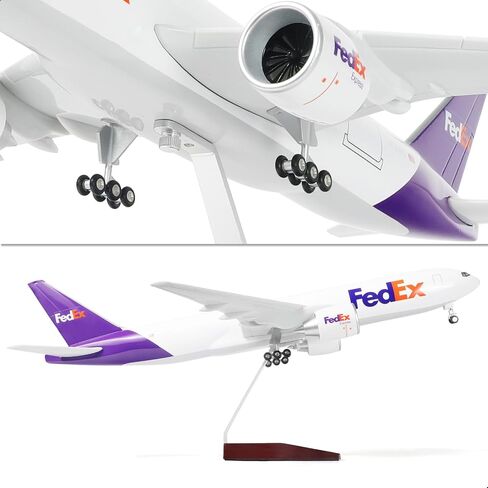 1/150 Boeing 777-300ER United 18.5 inchs Large Model Diecast Airplane Model Kits with Stand Airlines Model Display Collectible for Aviation Enthusiast Gift in Saudi Arabia