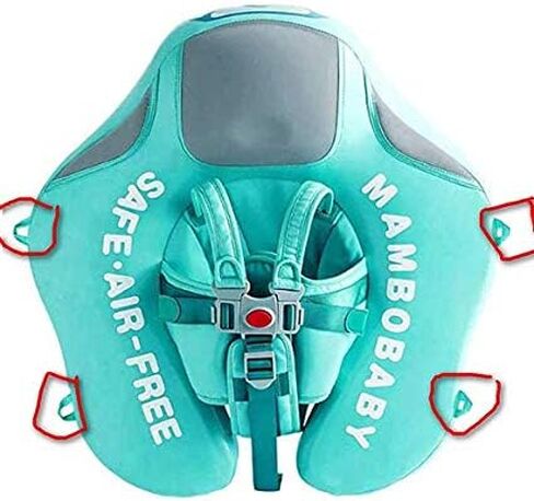 UPF 50+ UV Sun Protection Canopy لمدرب Mambobaby Float Swim in Kuwait