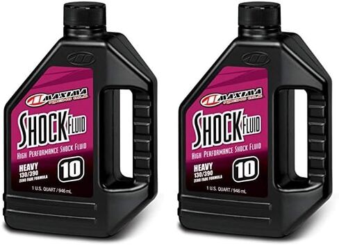 Maxima (58901H) 130/390 Heavy Grade 10WT Zero Drag Formula Racing Shock Fluid - 1 Quart in Saudi Arabia
