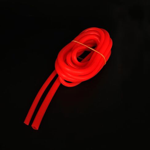 2PCS RC Boat Flexible Silicone Water Cooled Tube Water Cooling Pipe Tube for RC Boat Ship DIY Model Toy Water Cooling Parts (Red) in Saudi Arabia