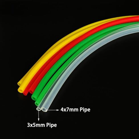 2PCS RC Boat Flexible Silicone Water Cooled Tube Water Cooling Pipe Tube for RC Boat Ship DIY Model Toy Water Cooling Parts (Red) in Saudi Arabia